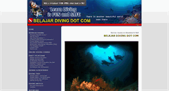 Desktop Screenshot of belajardiving.com